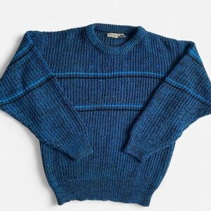 SOLDVintage blue striped sweaterSOLD